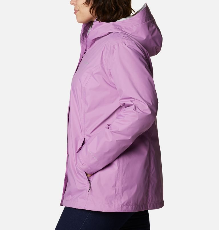 Women's Columbia Arcadia II Jackets Lavender | Plus Size CA-N0L54